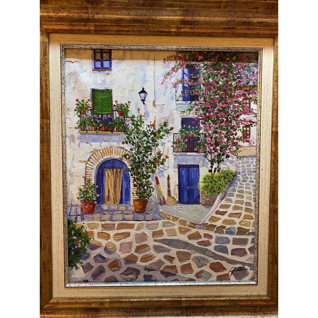 Avel, Mykonos, 2023, Oil on Canvas, Framed For Sale - Image 7 of 7