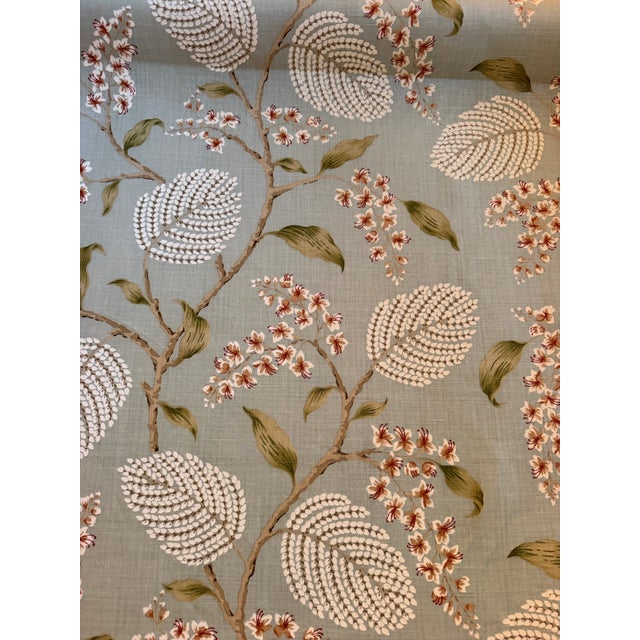 Textile Atwood Fabric in Old Blue Colefax & Fowler Linen Fabric 7 Yards For Sale - Image 7 of 7