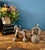Metal Antique Cast Metal Temple Toy , Early 20th Century Horse & Carriage Sculpture For Sale - Image 7 of 17