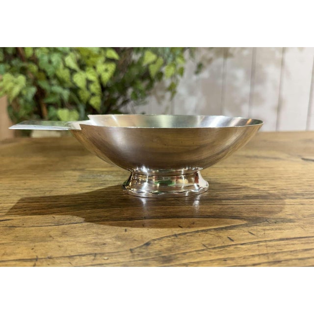 Silver Gallia Collection Swan-Patterned Sauce Boat by Christian Fjerdingstad for Christofle For Sale - Image 8 of 8