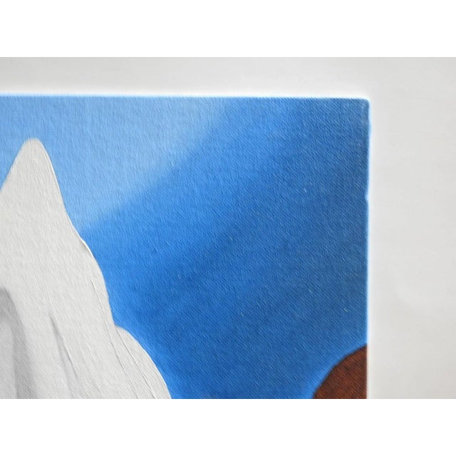 Early 21st Century Contemporary Modernist Rocky Mountains Painting For Sale - Image 5 of 8