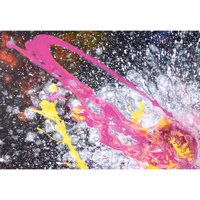 Abstract Expressionism "Cosmic" Abstract Galactic Composition by Charles David Francis For Sale - Image 3 of 10