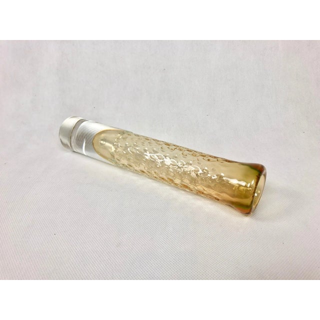 Art Glass Vase attributed to Jaroslav Svoboda for Škrdlovice, 1970s For Sale - Image 7 of 8