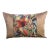 Handmade Mocha Velvet Tropical Cushion Cover For Sale