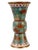 Large Japanese Cloisonne Enamel Trumpet Shaped Vase For Sale - Image 4 of 10