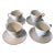 80's en Vogue for Maxim's of France Tea Cups & Saucers- 8 Pieces For Sale