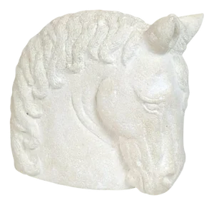 French Stone Horse Head, 1950s