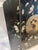 Late 19th Century Victorian Paper Mache Tri-Fold Screen With a Painting of a Dog Surrounded by Flowers For Sale In Philadelphia - Image 6 of 9