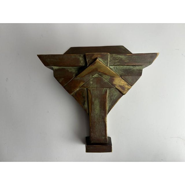 Deco Italian Wall Lamps in Bronze from Banci, 1970s, Set of 2 For Sale - Image 4 of 14