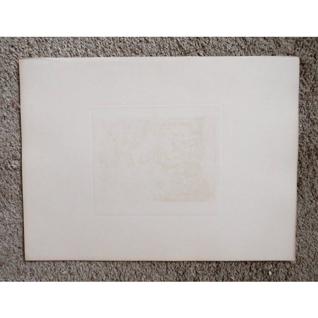 Italian 19th C. Antique B & W Altobello Meloni Etching Print of Cupids Cherubs Italian For Sale - Image 3 of 4