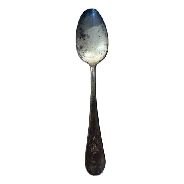 1940s Militaria Quarter Master Corps Flatware Large Spoon For Sale