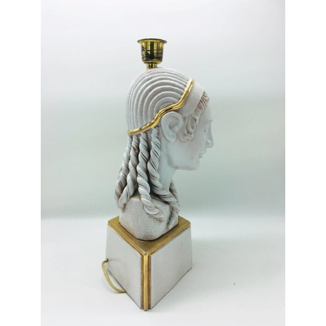 Mid-Century Modern Ceramic Table Lamp, 1950s For Sale - Image 3 of 5