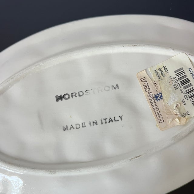 Vintage Italian Majolica Bunny Butter Dish – Hand-Painted Ceramic Easter Kitchen Decor, Made in Italy For Sale - Image 10 of 11