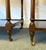 Vintage Regency Style Wood Three Tiered Library Side Tables on Casters- A Pair For Sale - Image 15 of 18