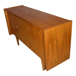 Small Wood Veneer Sideboard, 1960s For Sale