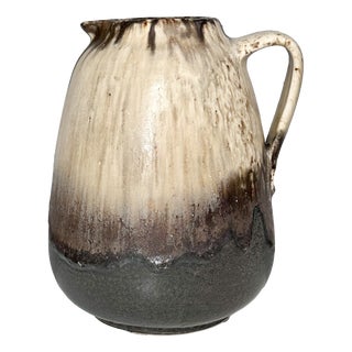 Handmade Lava Flow Glazed Studio Ceramic Jug, Germany, 1970s For Sale