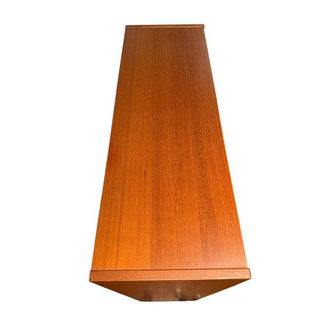 Vintage Danish Teak Bookcase McM Four Shelf For Sale - Image 4 of 16