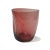 Glass Supernova II Silver Smoke Red M Vase by Simone Lueling for Eloa For Sale - Image 7 of 7
