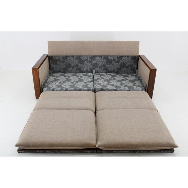 1960s Folding Sofa Bed by Miroslav Navrátil, Czechoslovakia, 1960s For Sale - Image 5 of 12