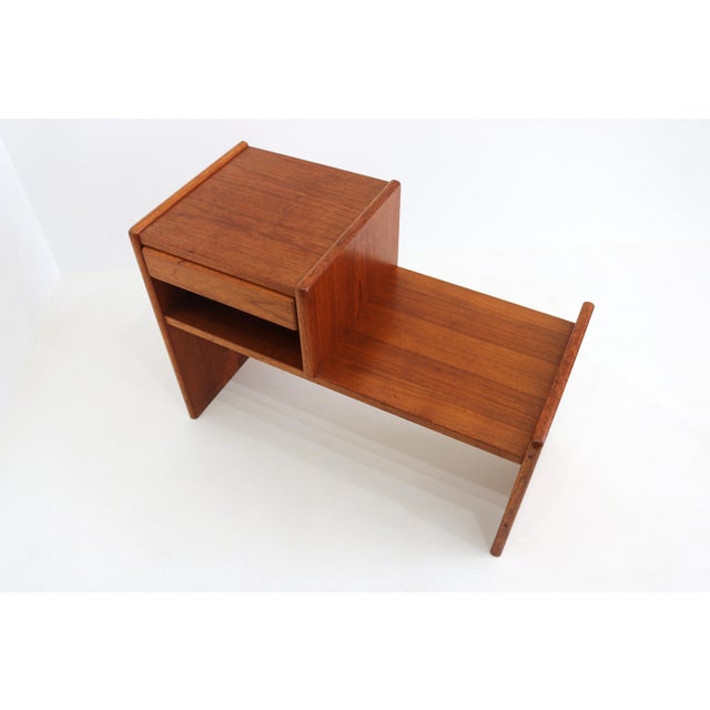 Mid-Century Danish Teak Hall Bench by Bornholm Møbelfabrik, 1960s For Sale - Image 4 of 16