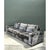 Wood Vintage Monumental Swaim Velvet Sofa For Sale - Image 7 of 16