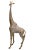 Mid-Century Modern Monumental Mid-Century Modern Hammered Brass & Bronze Giraffe, Animal Sculpture For Sale - Image 3 of 13