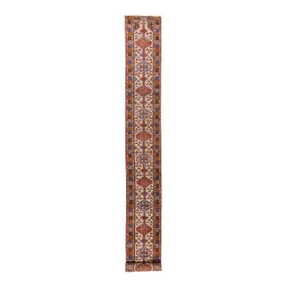 Vintage Persian Shiraz Rug Runner, 03'01 X 28'01 For Sale