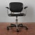 Black Vintage Swivel Desk Chair For Sale - Image 8 of 8