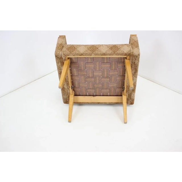 Mid-Century Armchair, Czechoslovakia, 1960s For Sale - Image 9 of 11