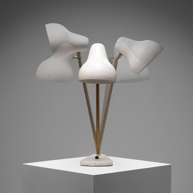 Louis Poulsen Early Vl38 Table Lamp by Vilhelm Lauritzen, Denmark, 1950s For Sale - Image 4 of 11