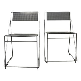 X Line Chairs by Niels Jørgen Haugesen, 1970s, Set of 2 For Sale