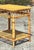 Vintage Coastal Woven Rattan Side Table For Sale - Image 10 of 12