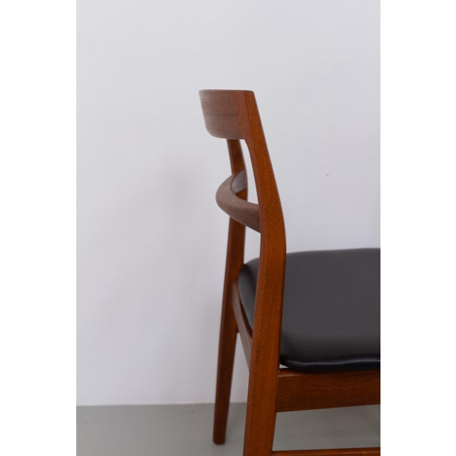 Vintage Danish Teak Dining Chairs by Kjærnulf for Vejle Møbelfabrik, 1960s, Set of 4 For Sale - Image 6 of 18