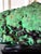 Early 20th Century Natural Malachite Rock on Display Stand as a Scholar Stone For Sale - Image 5 of 14