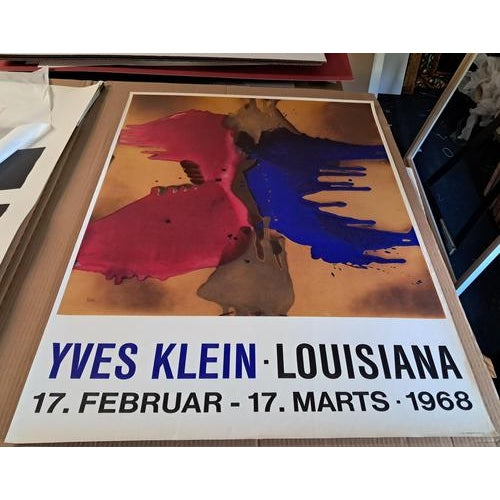 Louisiana Poster after Yves Klein, 1968 For Sale - Image 4 of 4