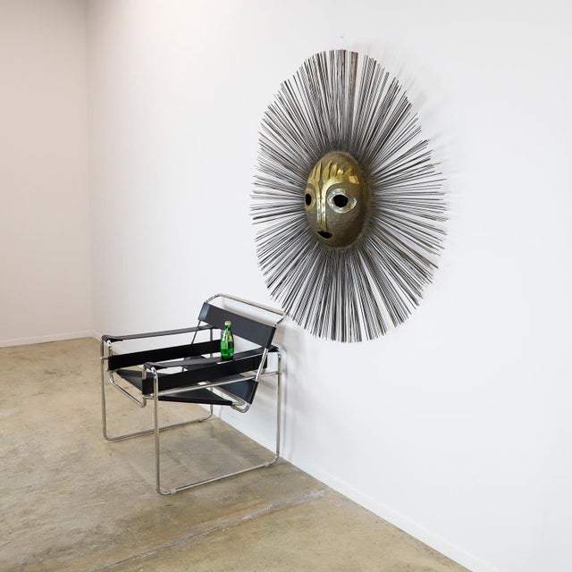 1970s Monumental Surreal Brutalist Sun Sculpture in Brass and Bronze by Emaus For Sale - Image 17 of 17