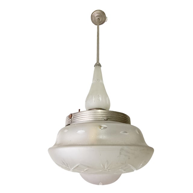 Art Deco Ceiling Lamp, 1890s For Sale - Image 3 of 9