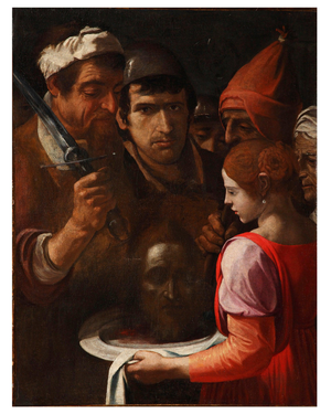 Paolo Guidotti, Salomé and John the Baptist, 17th Century, Oil on Canvas