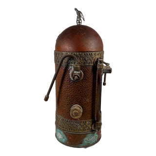 1960s Cappamore Espresso Coffee Maker Machine Copper & Brass Italy For Sale