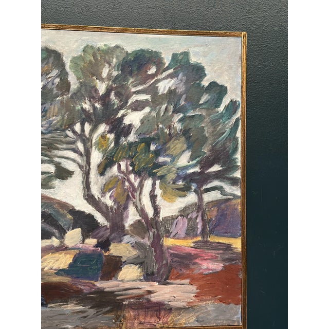 Rune Nilsson, Birches, 1950s, Oil Painting on Canvas, Framed For Sale - Image 4 of 14