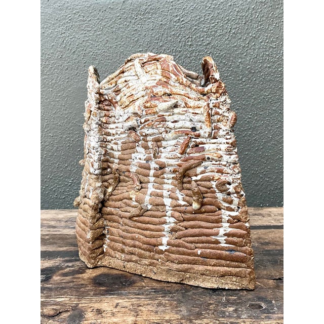 Vintage Original Studio Pottery Vase For Sale - Image 12 of 12