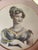 Borghese Charming Prints of Aristocratic Ladies in Gilt Frames - A Pair For Sale - Image 4 of 7