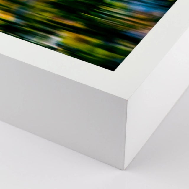 Through the Trees by Geoffrey Baris, Art Print in White Frame, Medium Overall Size: 36x24 Frame Color: White