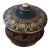 1970s Large Serving, Candy or Trinket Dish by St Hand-Made in Greece With 24kt Gold Trim. For Sale