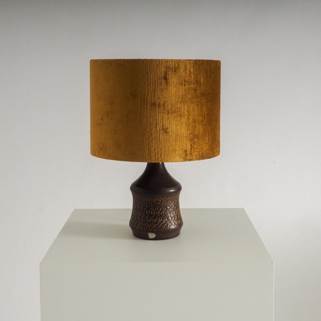 Swedish Ceramic Table Lamp by Henry Brandi for Vejbystrand, 1960s For Sale - Image 10 of 14