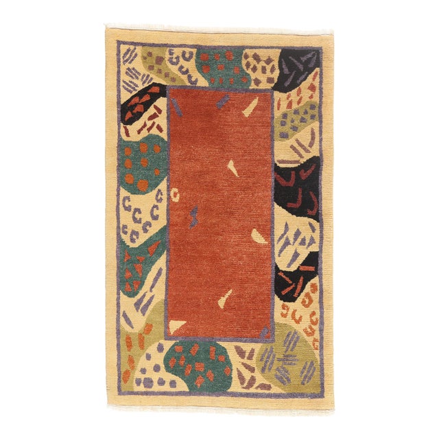 Vintage Tibetan Rug, 03'01 X 05'01 For Sale