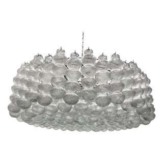 Large Murano Glass Bubble Chandelier, Italy, 1980s For Sale