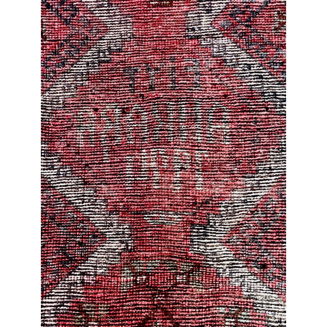 Late 20th Century Distressed Hand-Knotted Wool Caucasian Rug 'Reservable' Signed & Dated 1994 For Sale - Image 5 of 18