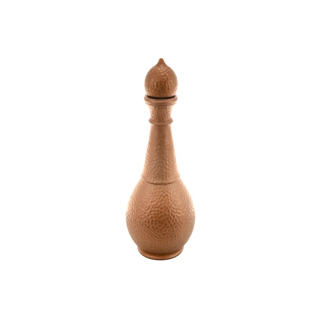 Glass Copper Color "Genie" Bottle For Sale - Image 7 of 7