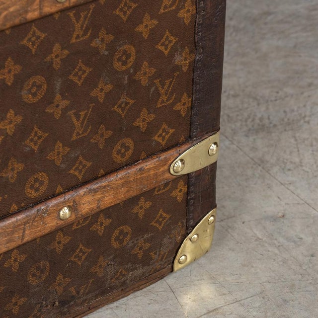 20th Century Malle Haute Trunk in Monogram Canvas from Louis Vuitton, France, 1910 For Sale - Image 14 of 18
